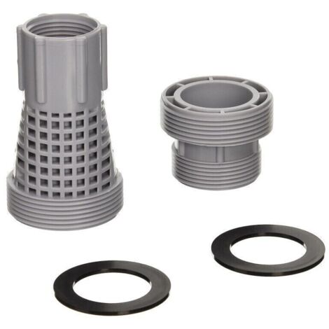 58254 Langes und kurzes Filteradapter-Schnittstellenset mit Unterlegscheiben  Kompatibel mit Intex und Bestway 4K8001 Poolfilterpumpen-Anschlusszubehör