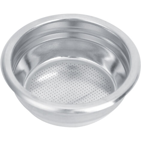 58mm Single Double Porous Filter Bowl Basket Semi Automatic Coffee Machine Bottomless Handle Filter(Double )