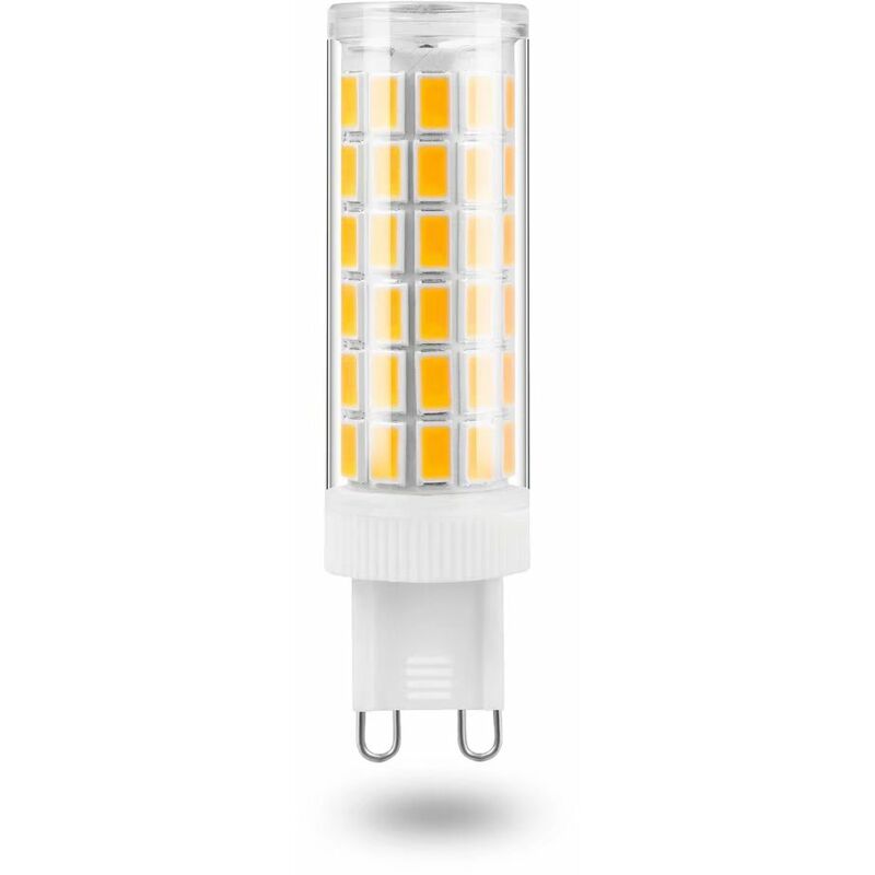 

5.8W G9 Bombillas LED, 75 LEDs, Blanco natural: 3750-4250K, Sin Parpadeo, No Regulable, Ángulo de Luz de 360°, Pack de 5 Unidades