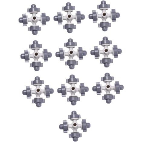 5,9 × 5,9 × 5,9 cm, 10 pezzi – Ugelli per irrigazione da giardino staccabili per annaffiatoi