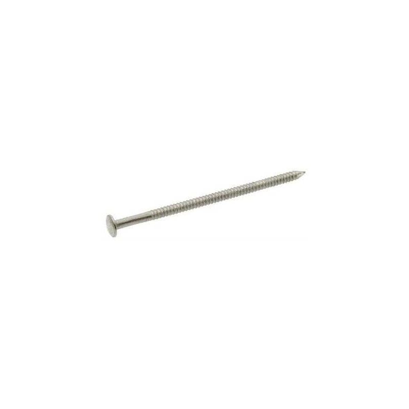 Sud Bois - 590 Pointes annelée 2.3x45mm Inox A2 tête plate - Boite de 1 kg