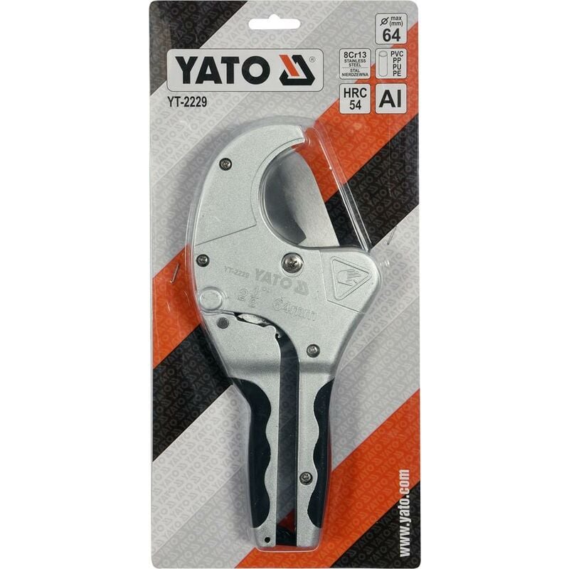 Yato - YT-2229 - Coupe-tubes en pvc de 64 mm