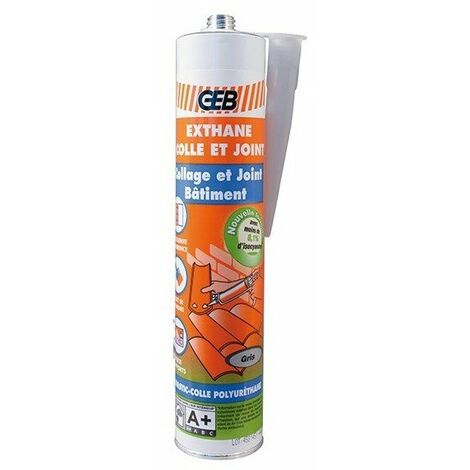593951 Exthane Colle&joint Polyurethane Gris Cartouche 300ml