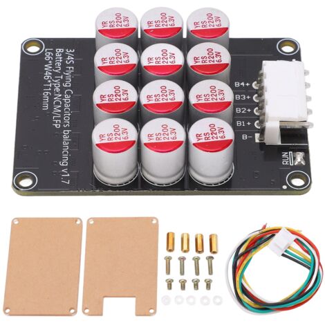 5A-Batteriebalancer für 3S- und 4S-Akkus, aktives Balancerboard (1,8 V–4,5 V), Lithiumzellenschutz