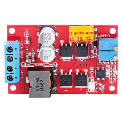 5A MPPT-Solarladeregler für 9V-, 12V-, 18V- und 24V-Batterien