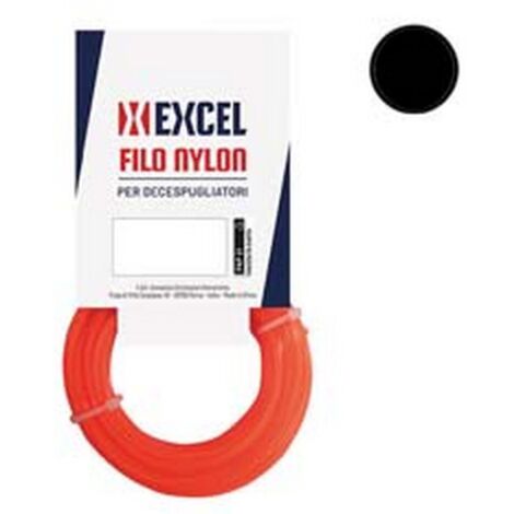 5BL FILO PER DECESPUGLIATORE IN NYLON TONDO ARANCIO -  mm.4 in matassa mt.15