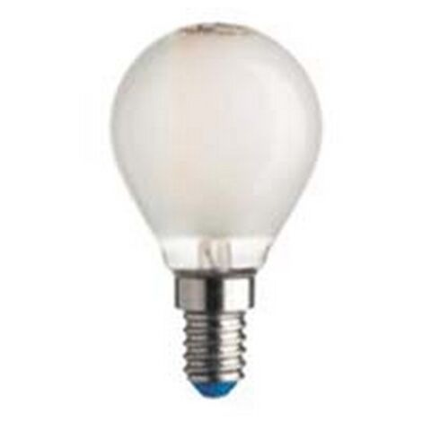 5BL LAMPADA FILO LED SFERA STICK SATINATA E14 - 4.5w - 2700K calda - 470 lm - 45x80h