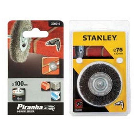 5BL spazzola circolare per trapano - mm.75 codolo mm.6 (sta36000)
