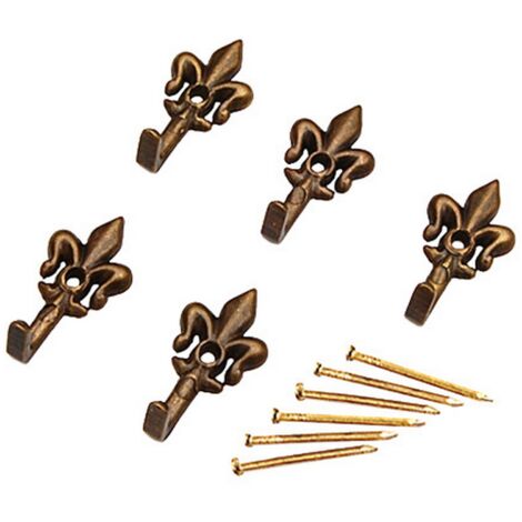 5BLISTER BLISTER APPENDIQUADRO GIGLIO BRONZO N.0MM.32(PZ5)
