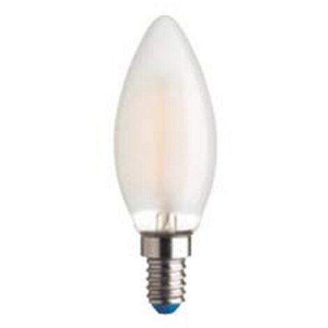 5BLISTER LAMPADA FILO LED OLIVA STICK SATINATA E14 4.5w 2700K calda 470 lm 35x97h