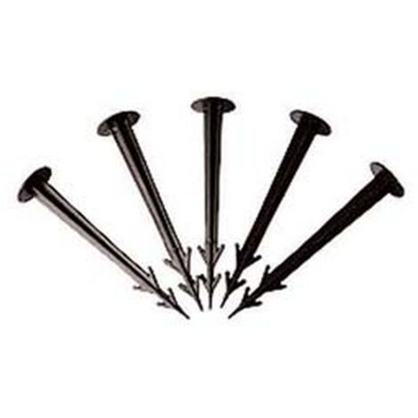 5BS CHIODO FERMA TELO IN NYLON NERO IN CONFEZIONE PEZZI 20 - mm.110