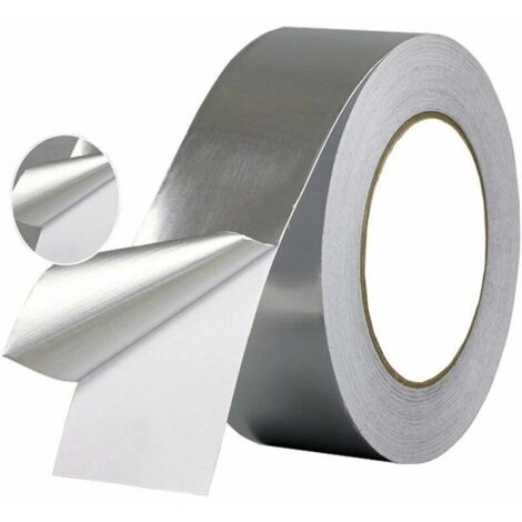 5cmX10mX0.06mm,1 pcs Ruban d'isolation thermique résistant à la chaleur, ruban étanche Ruban en aluminium pour l'étanchéité ou l'isolation