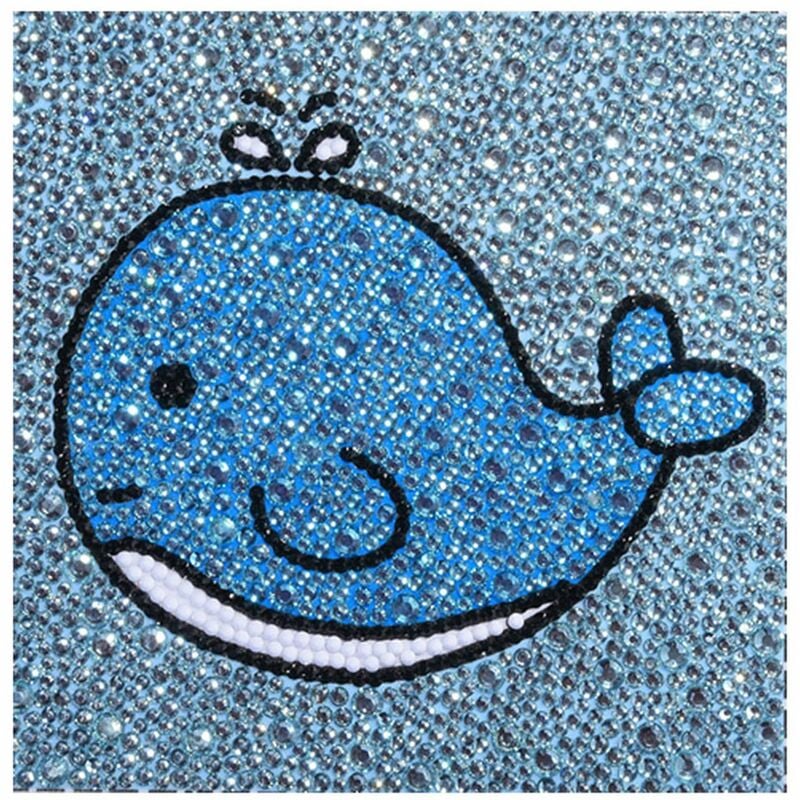 

Happyshopping - 5D DIY diamante pintura pequeno delfin forma especial diamante animales lindos kits de pintura de diamante para ninos principiantes