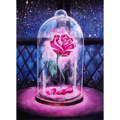 5D Diamond Painting Beauty and the Beast Arm in Arm Kit