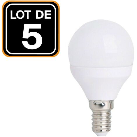 5er- LED-Glühbirnen 4W E14 Warmweiß