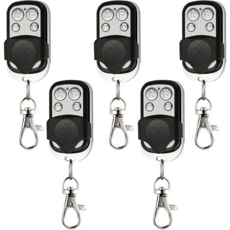 5er-Pack 433 MHz Universal-Funkfernbedienung für Garagentore mit Schiebeabdeckung für Auto-Garagentore