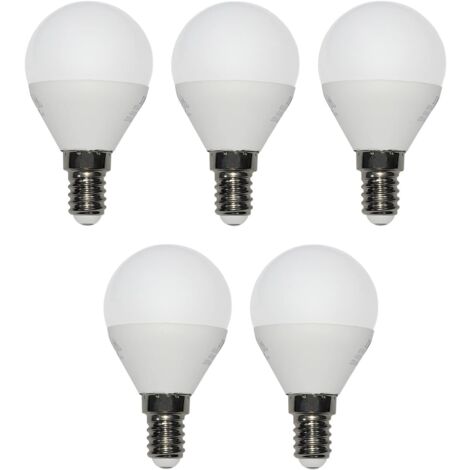 5er-Pack energiesparende LED-Leuchtmittel E14 – 5 x 3 W – 250 lm – warm 3000 K