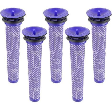 5er-Pack Filter für Dyson Staubsauger, ersetzt Filter für Dyson V7, V8, V6 Staubsauger, DC58, DC59, DC62, DC74 Vorfilter