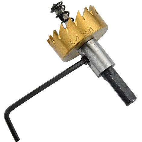 5er-Pack HSS-Lochsägen, Hochgeschwindigkeits-Metallschneidset aus Edelstahl, Metall-Lochsägen