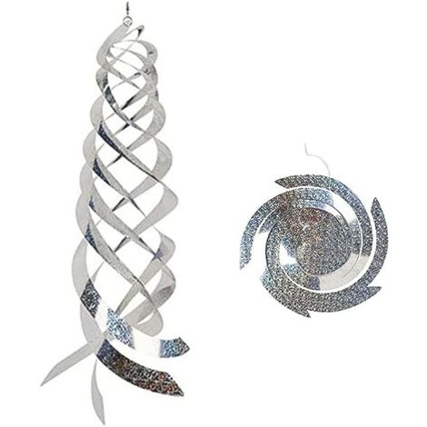 5er-Pack Taubenabwehrspirale Vogelschreck Reflektierende hängende Taubenabwehr zum Schutz von Garten, Balkon, Hof, Bauernhof