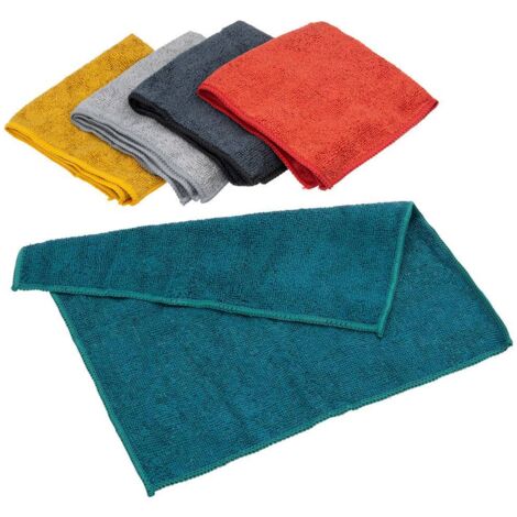 5er Set bunte Mikrofasertücher 30x30cm