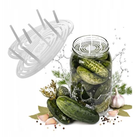 5er-Set Drucksiebe für Eingemachtes, Gurken, Kohl