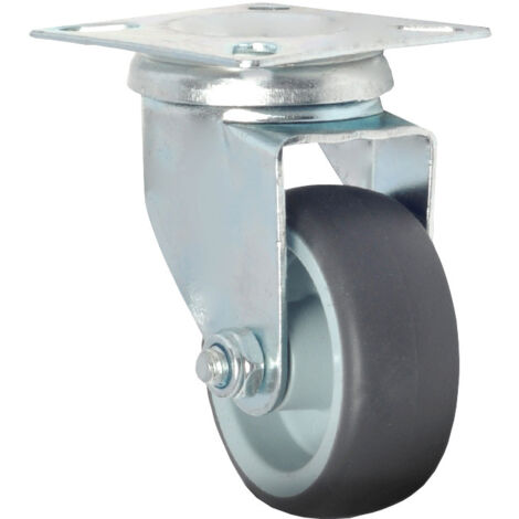 5er-Set Lenkrollen 50 mm für Möbel und schwere Lasten – 25 kg pro Rolle