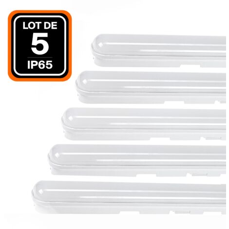 5er- wasserdichte LED-Gehäuse integriertem 36W Kaltweiß 6000K 120CM