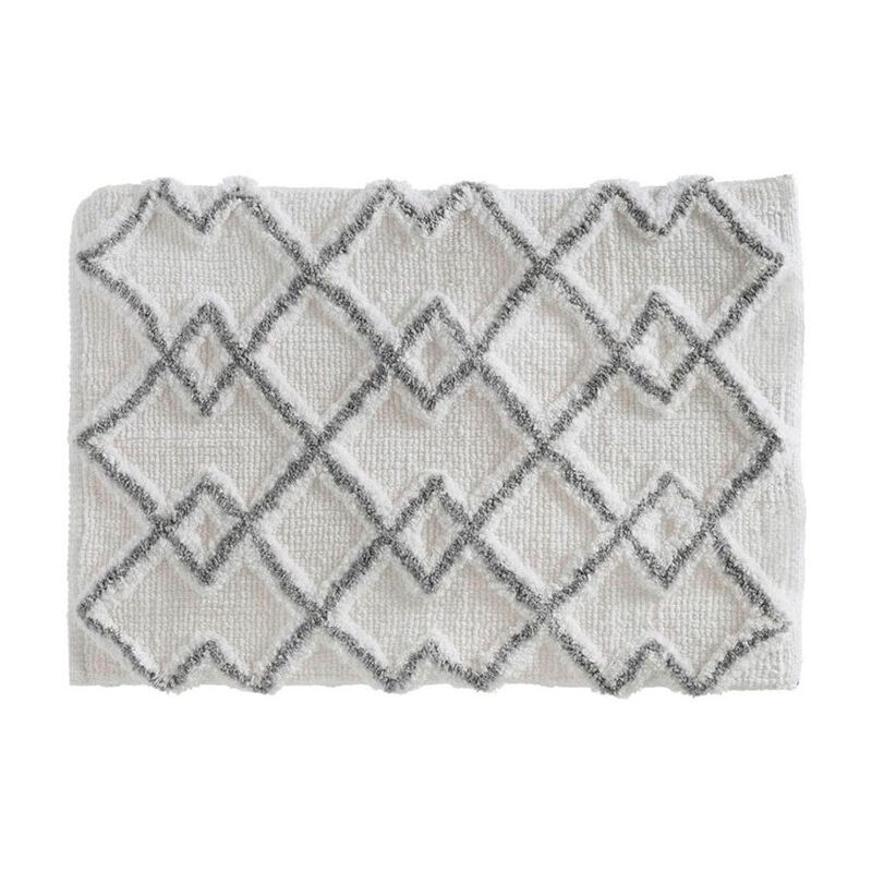 

Alfombra de algodón para baño 50x75cm Étnica Color GRIS
