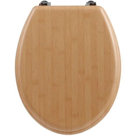 5five - asiento de inodoro de madera efecto bambú - Bambú