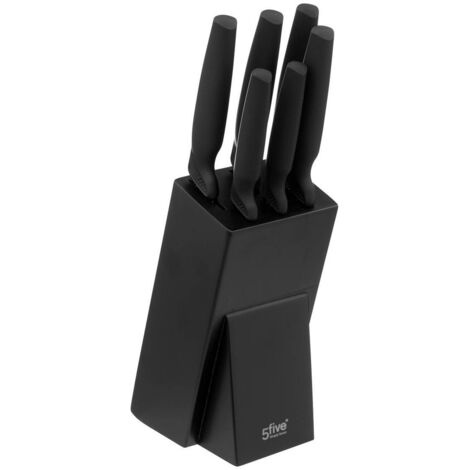 5five - bloque de 6 cuchillas negro