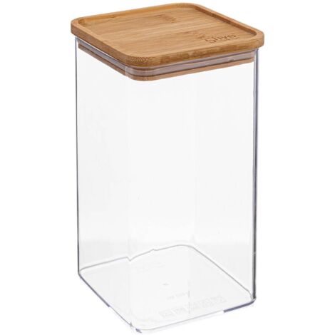 Boîte de conservation en verre de 1050ml - rectangle up-down - 2  compartiments