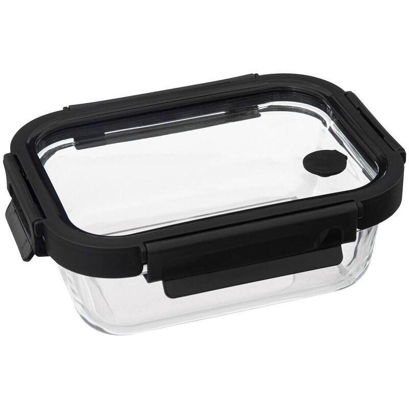 5five Simply Smart - Récipient en verre pour aliments avec couvercle hermétique, transparent