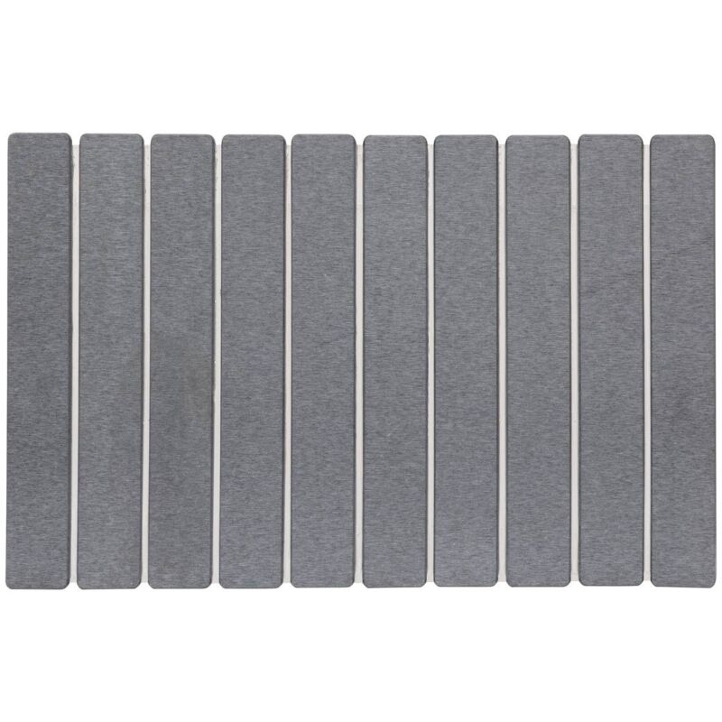 5five Simply Smart - Tapis de bain caillebotis en diatomite gris 59x39cm - 5five