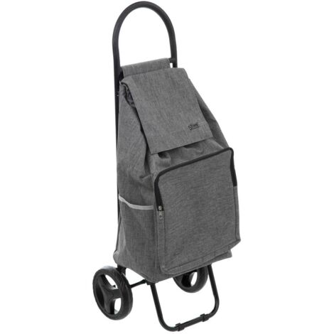 5five - carro de la compra de 2 ruedas nomade gris metálico