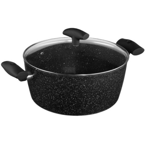 5five - Casserole en aluminium forgé de 28 cm avec personnage intégré