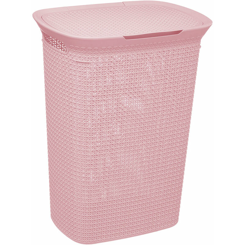 

Cesta para la ropa color rosa 57lt 61,5x46x35cm - 5five