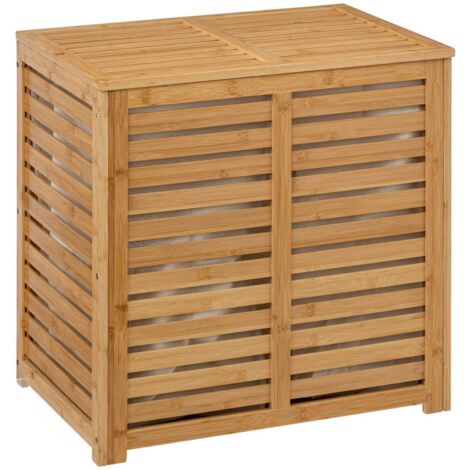 5five - cesto doble sicela 50l bambú