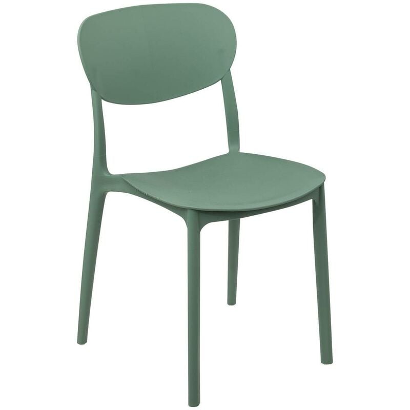 5five Simply Smart - Chaise empilable plastique vert plasta - 5five