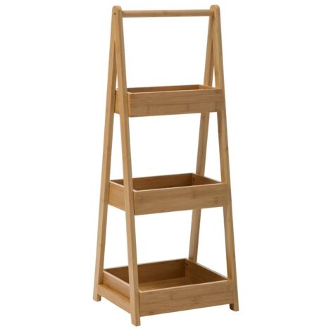 5five - credenza in bambù a 3 livelli green harmony