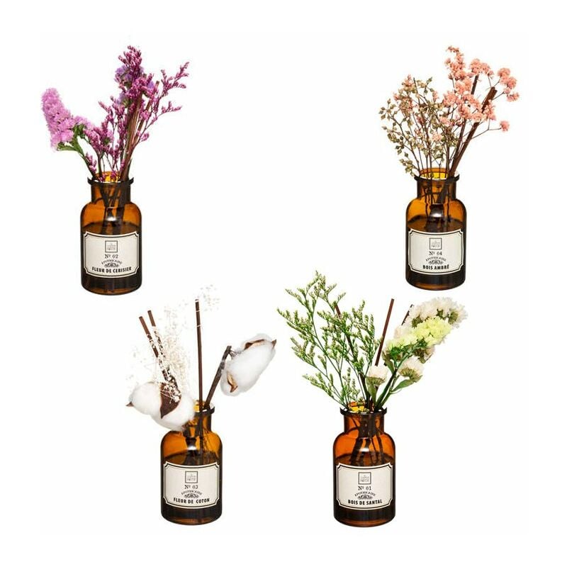 

Ambientador difusor de flores secas algodón/cerezo/sándalo/madera de ámbar 100ml