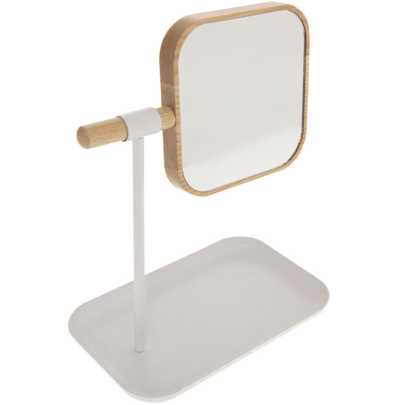 

Espejo De Baño Extraíble Bambú-Blanco Colección 'Natureo'