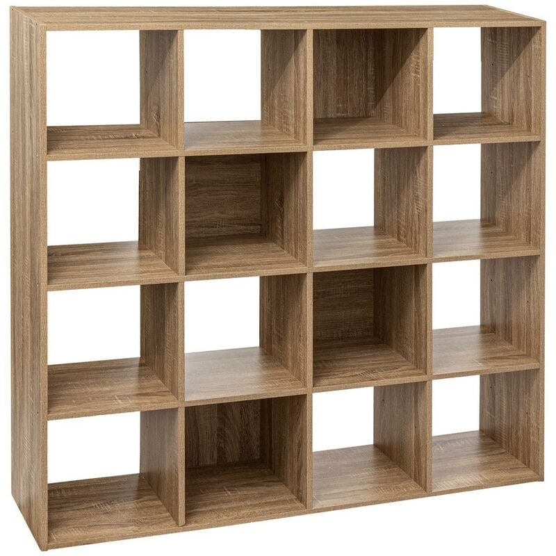5five Simply Smart - tagère 16 cases effet chêne naturel mix n modul - 5five