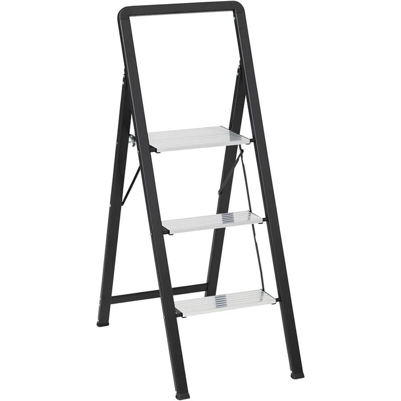 5five Simply Smart - Marchepied 3 marches pliant aluminium Gris Five