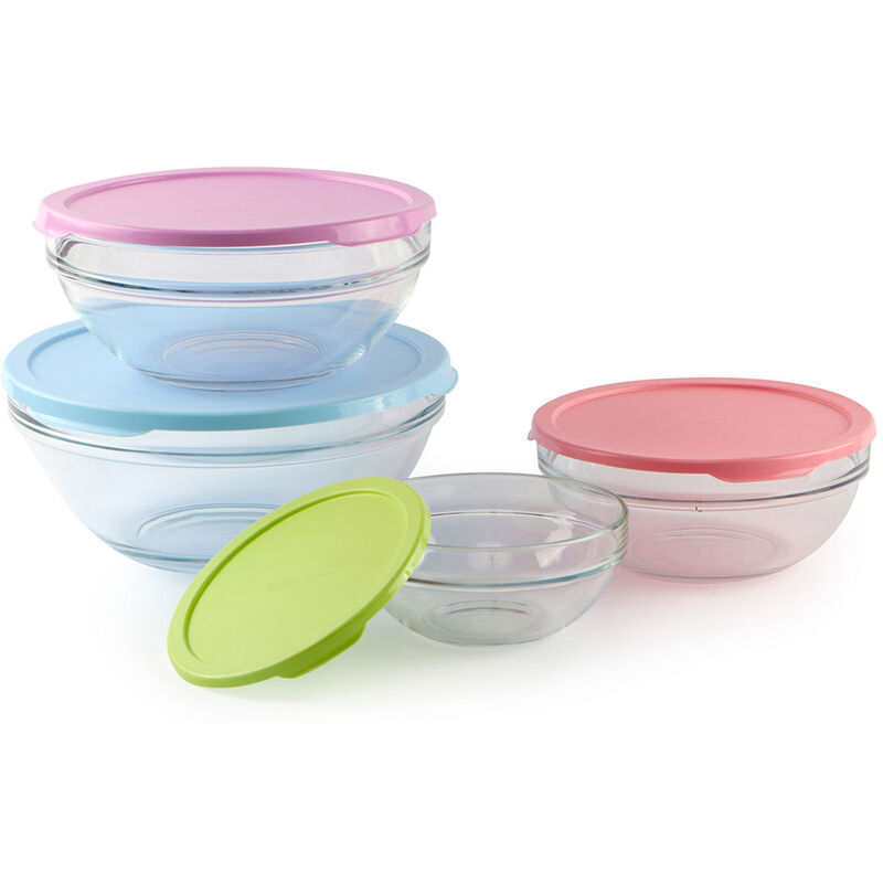 

Set 4ud recipientes con tapa diam.23/20/17/14cm - EDM