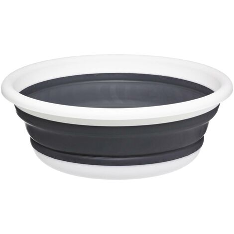 5Five Simply Smart – Bassine rétractable 8 l pliable en polypropylène – Dimensions 38x38x13,5 cm – Gain de place pour rangement et transport