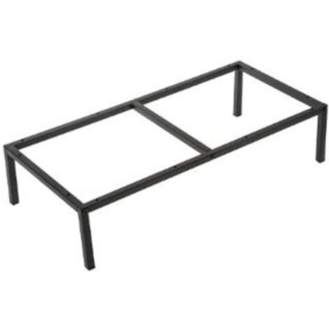 Five Simply Smart – Pied en métal pour étagère 'Mix n' Modul' 67cm noir – Support robuste pour étagères – Dimensions L. 67,5 x l. 29 x H. 15,2 cm