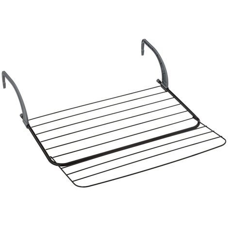 5Five Simply Smart – Séchoir extensible à accrocher acier – Dimensions 60x55cm – Capacité 7m de linge – Construction légère et solide