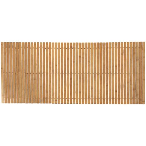 5Five Simply Smart – Tapis de bain caillebotis en bambou 50x120cm – Résistant à l'humidité – Design naturel pour salle de bain moderne