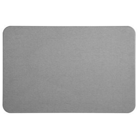 Five Simply Smart – Tapis de bain en argile 39x60cm gris – Ultra-absorbant et antidérapant – Facile à nettoyer pour zones humides